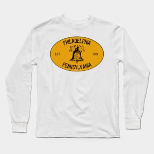 Philadelphia Vintage Style Long Sleeve T-Shirt